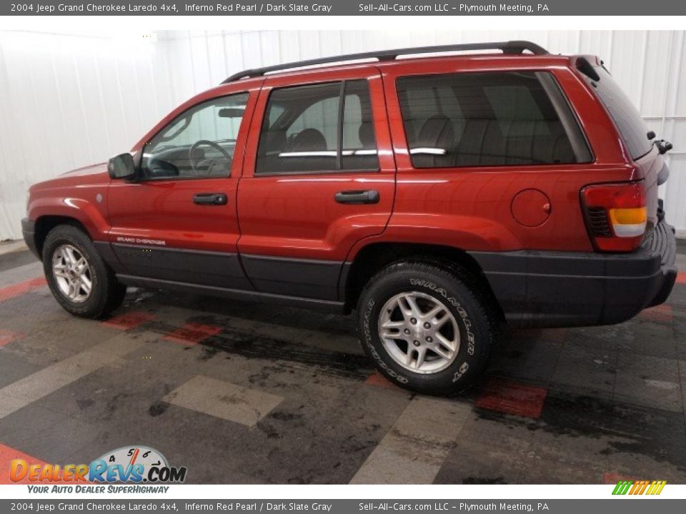 2004 Jeep Grand Cherokee Laredo 4x4 Inferno Red Pearl / Dark Slate Gray Photo #11