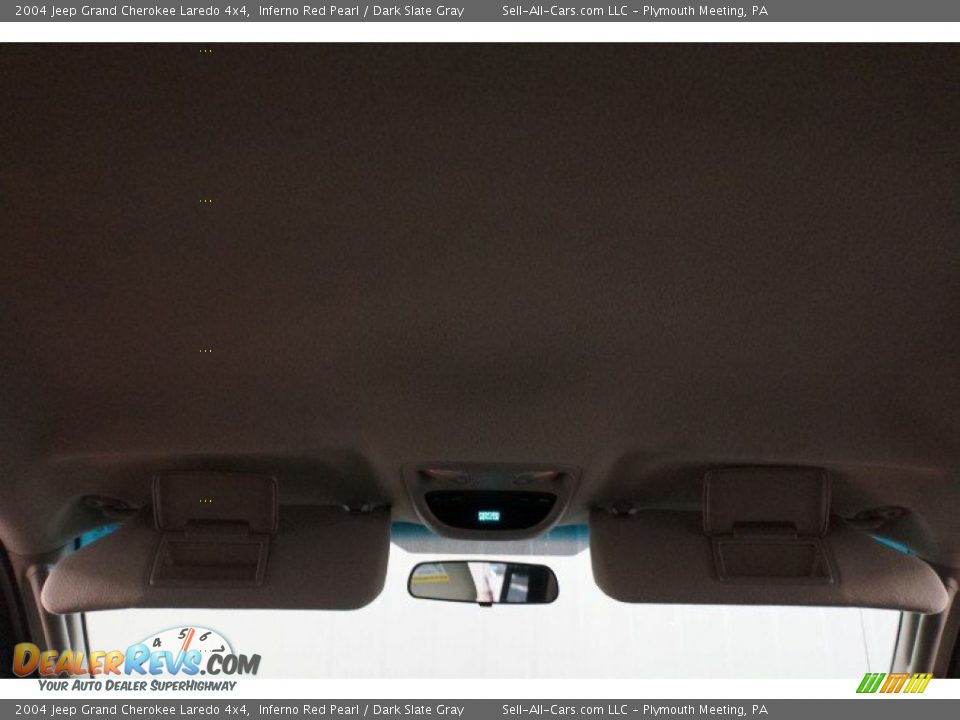 2004 Jeep Grand Cherokee Laredo 4x4 Inferno Red Pearl / Dark Slate Gray Photo #20