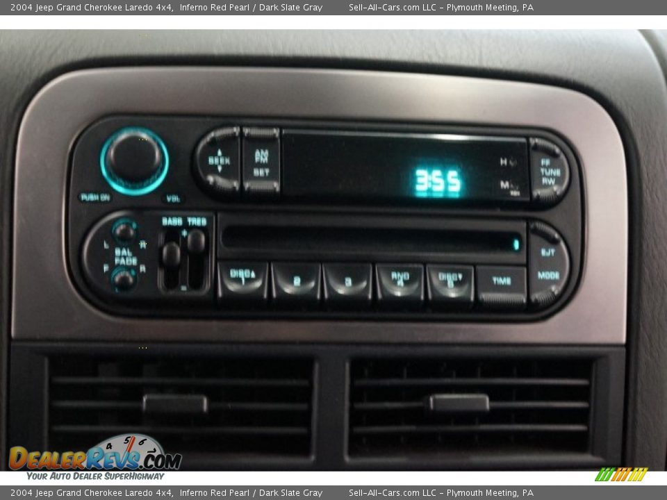 2004 Jeep Grand Cherokee Laredo 4x4 Inferno Red Pearl / Dark Slate Gray Photo #27