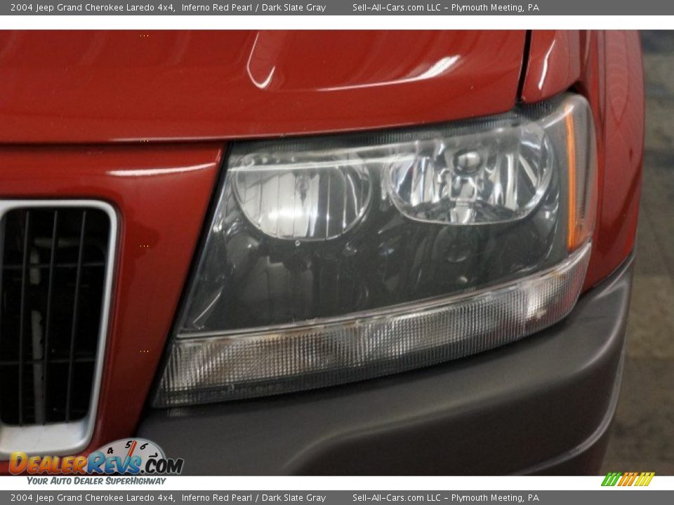 2004 Jeep Grand Cherokee Laredo 4x4 Inferno Red Pearl / Dark Slate Gray Photo #34