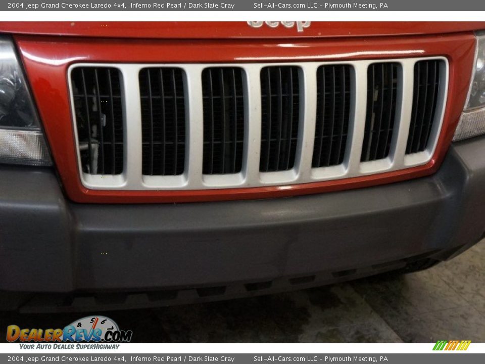 2004 Jeep Grand Cherokee Laredo 4x4 Inferno Red Pearl / Dark Slate Gray Photo #36