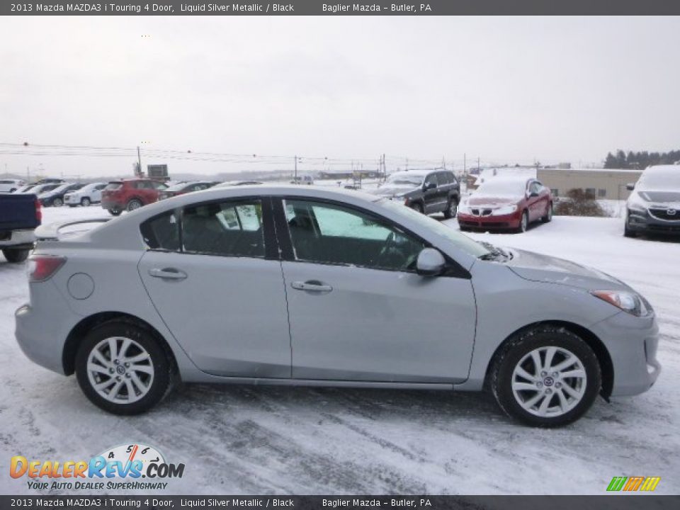 2013 Mazda MAZDA3 i Touring 4 Door Liquid Silver Metallic / Black Photo #5
