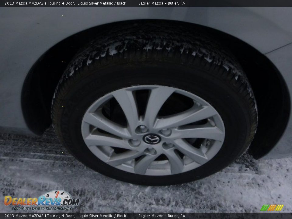 2013 Mazda MAZDA3 i Touring 4 Door Liquid Silver Metallic / Black Photo #6
