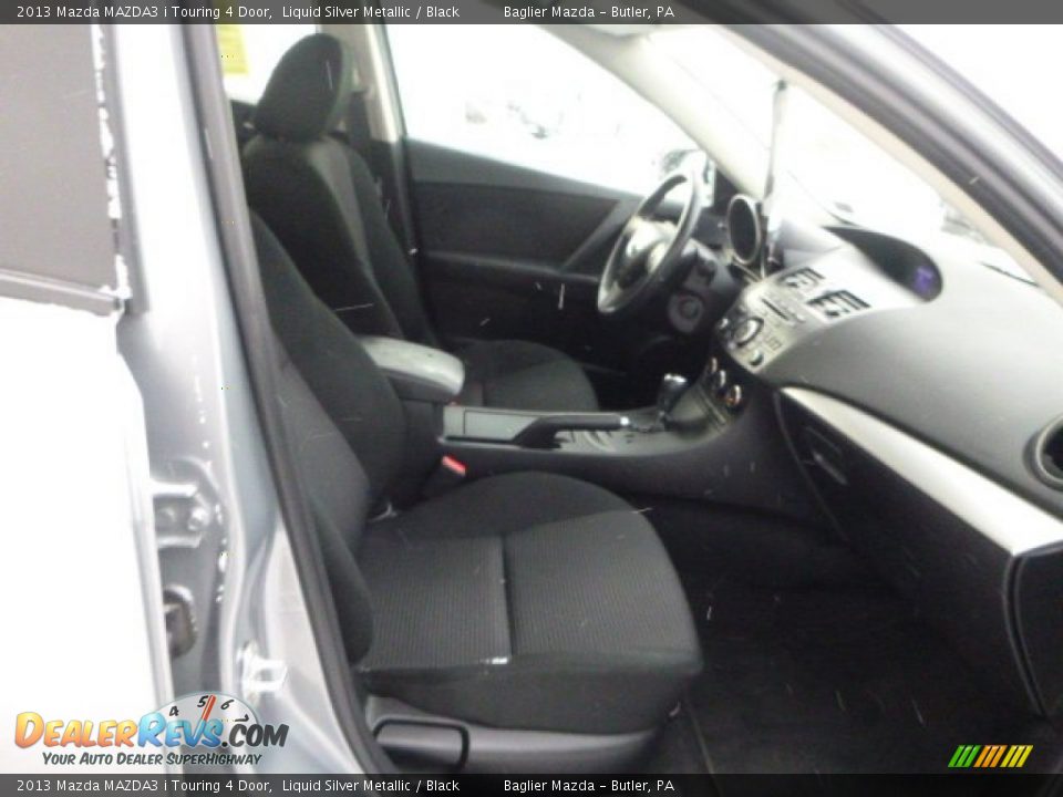 2013 Mazda MAZDA3 i Touring 4 Door Liquid Silver Metallic / Black Photo #8
