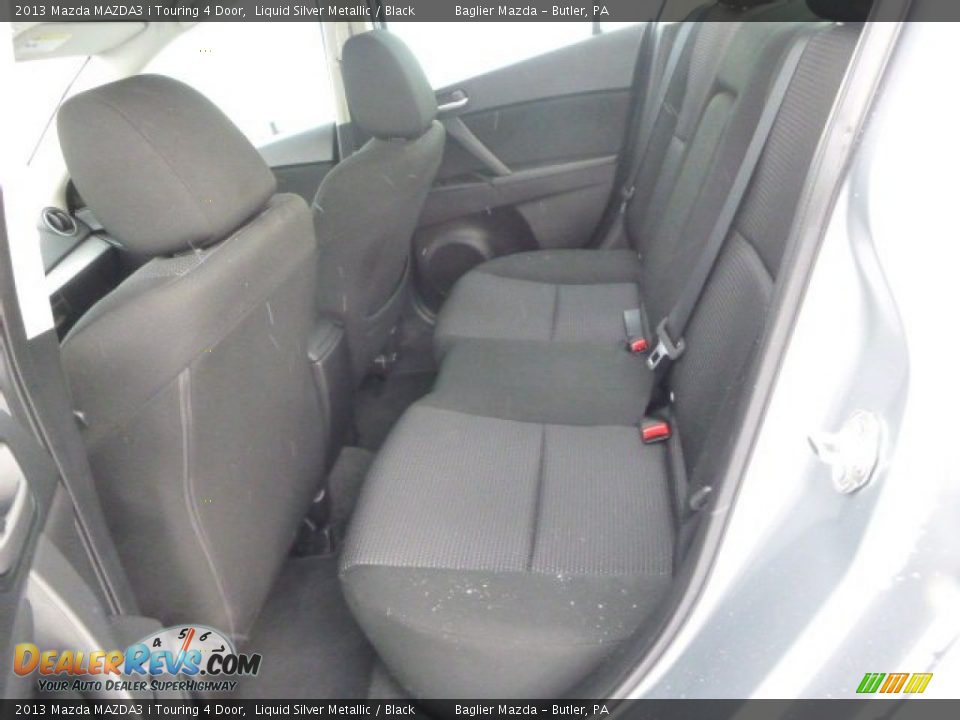 2013 Mazda MAZDA3 i Touring 4 Door Liquid Silver Metallic / Black Photo #9