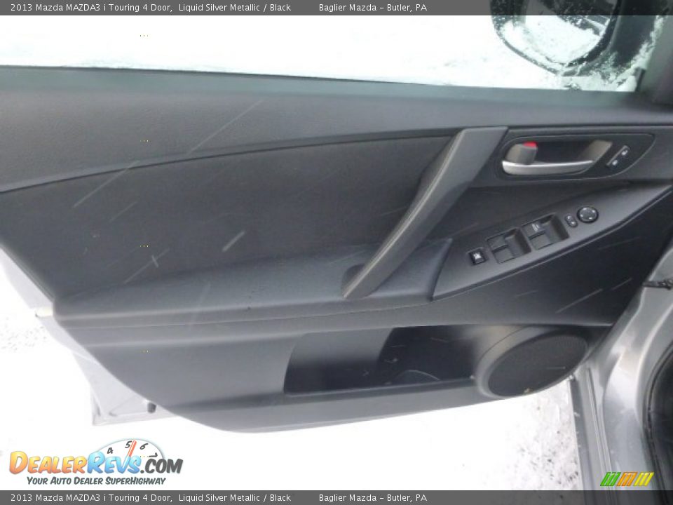 2013 Mazda MAZDA3 i Touring 4 Door Liquid Silver Metallic / Black Photo #11