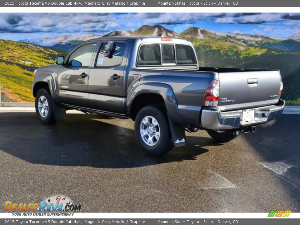 2015 Toyota Tacoma V6 Double Cab 4x4 Magnetic Gray Metallic / Graphite Photo #3