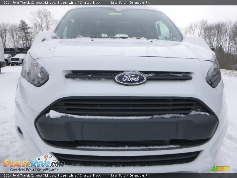 2014 Ford Transit Connect XLT Van Frozen White / Charcoal Black Photo #3