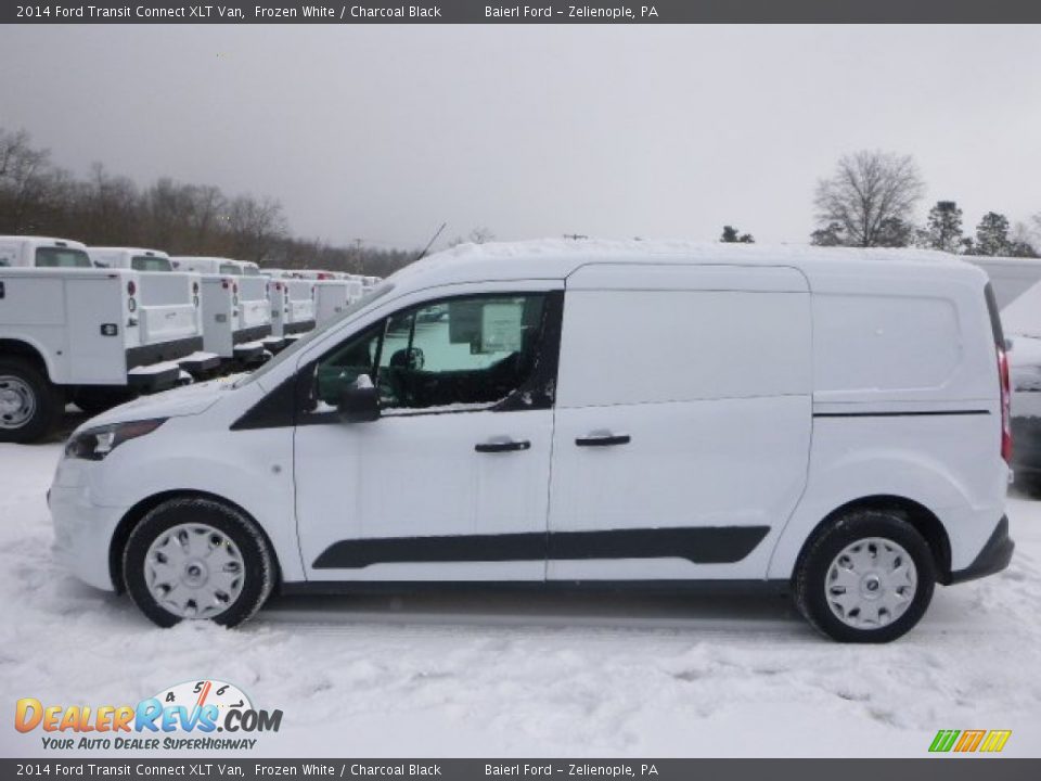 2014 Ford Transit Connect XLT Van Frozen White / Charcoal Black Photo #5