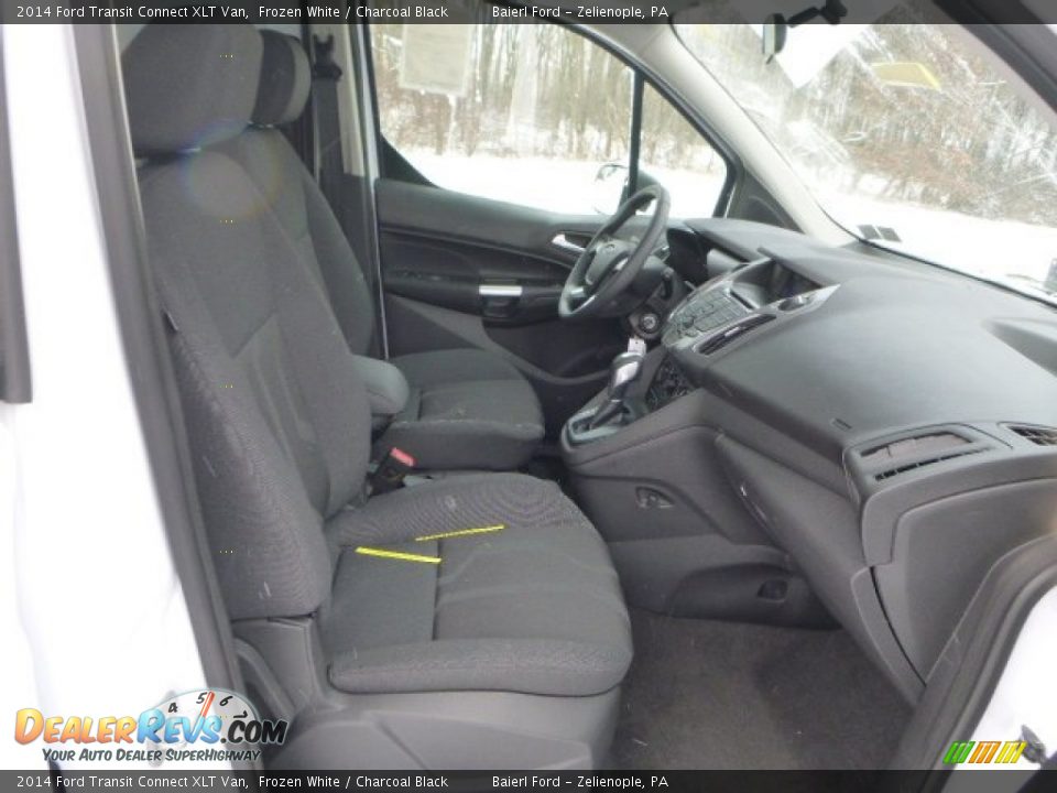 2014 Ford Transit Connect XLT Van Frozen White / Charcoal Black Photo #11