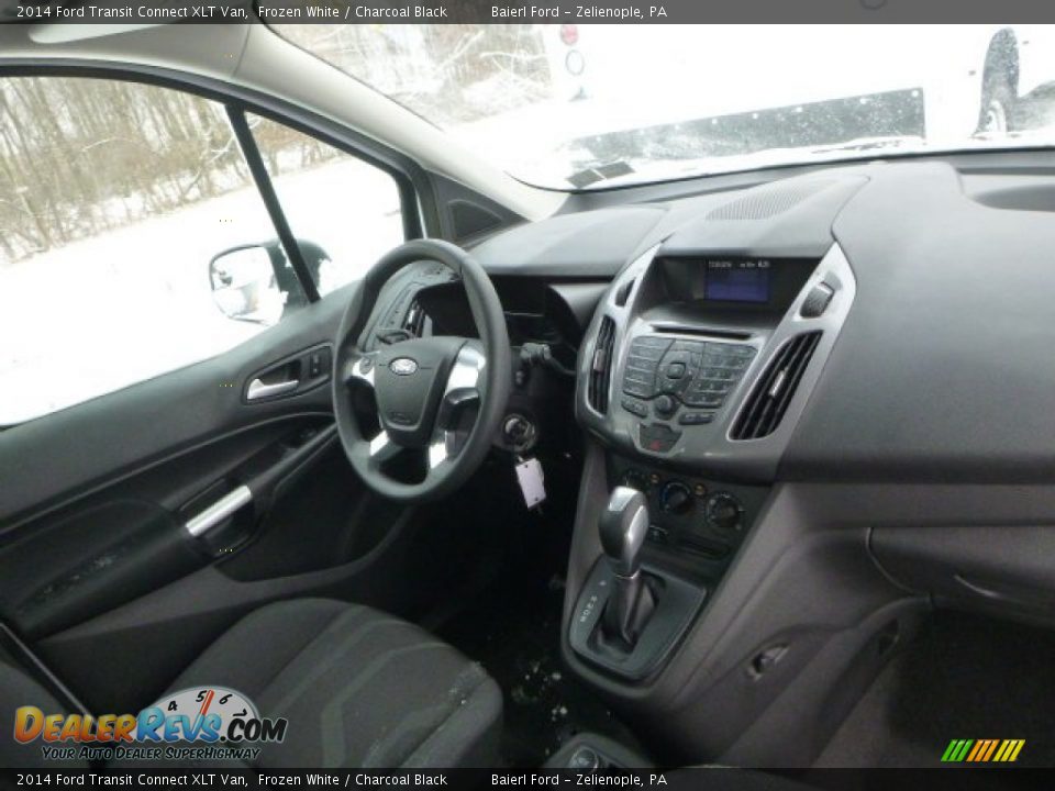 2014 Ford Transit Connect XLT Van Frozen White / Charcoal Black Photo #12