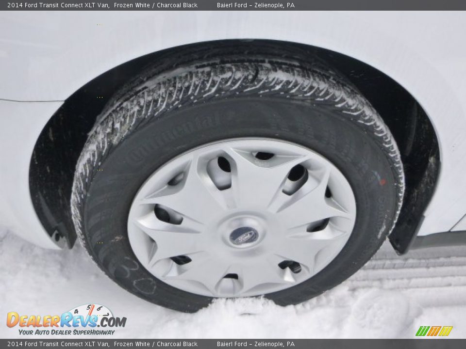 2014 Ford Transit Connect XLT Van Frozen White / Charcoal Black Photo #13