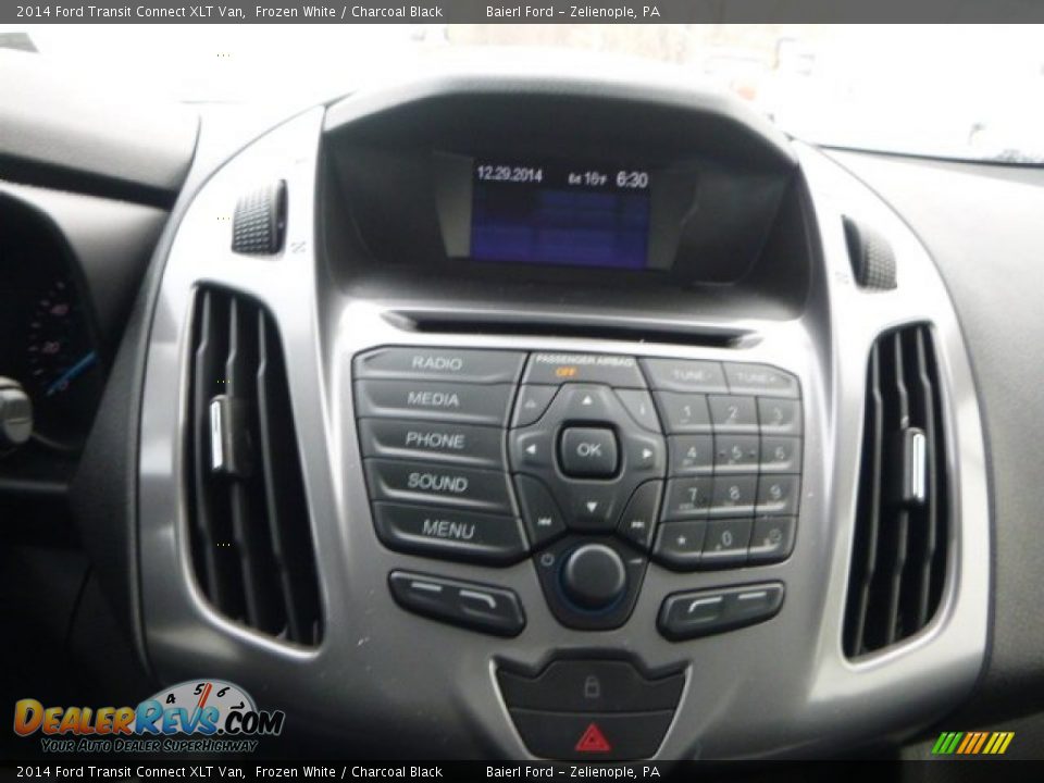 2014 Ford Transit Connect XLT Van Frozen White / Charcoal Black Photo #16