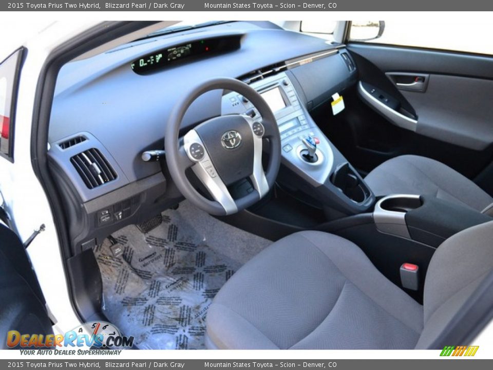 Front Seat of 2015 Toyota Prius Two Hybrid Photo #5