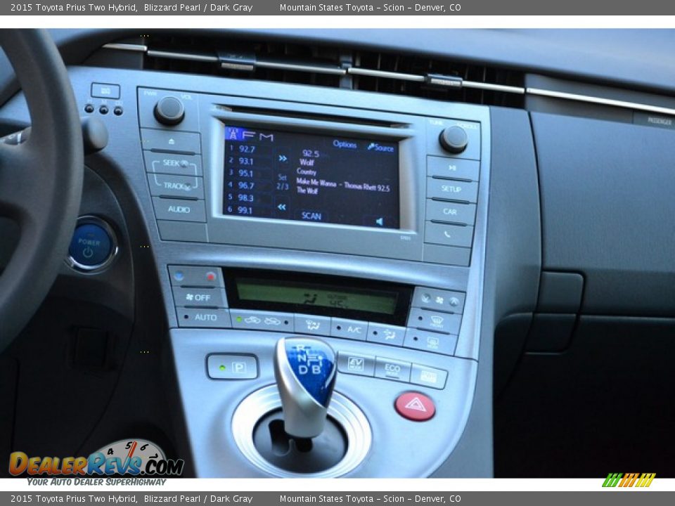 Controls of 2015 Toyota Prius Two Hybrid Photo #6