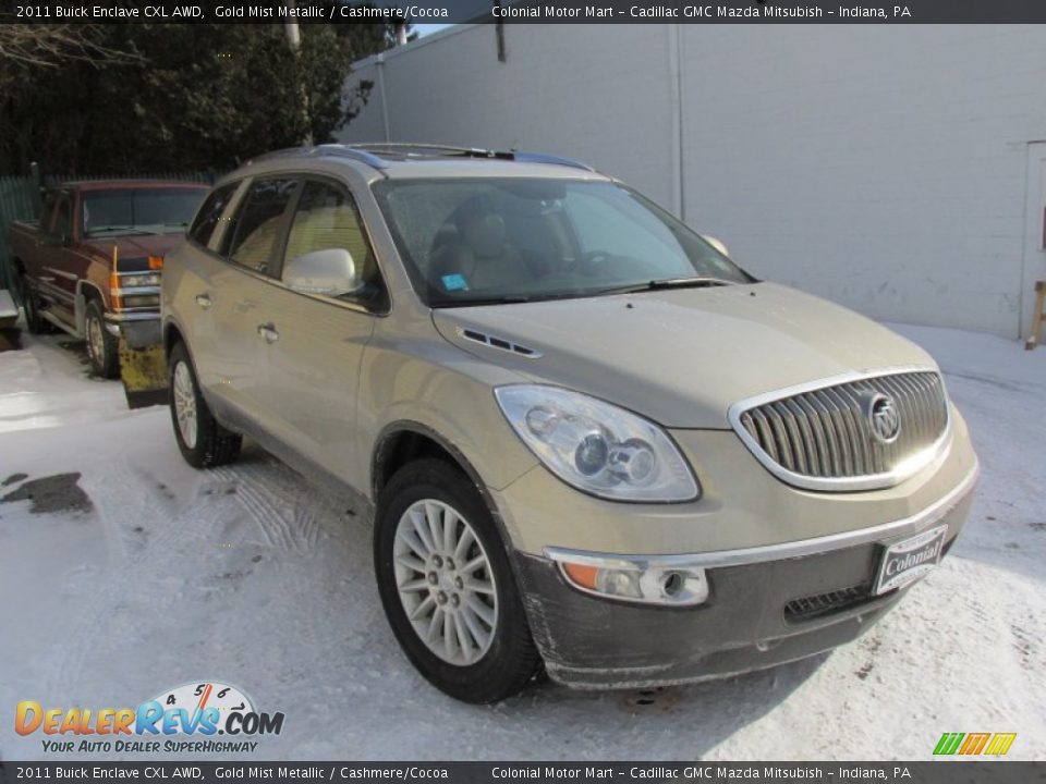 2011 Buick Enclave CXL AWD Gold Mist Metallic / Cashmere/Cocoa Photo #3