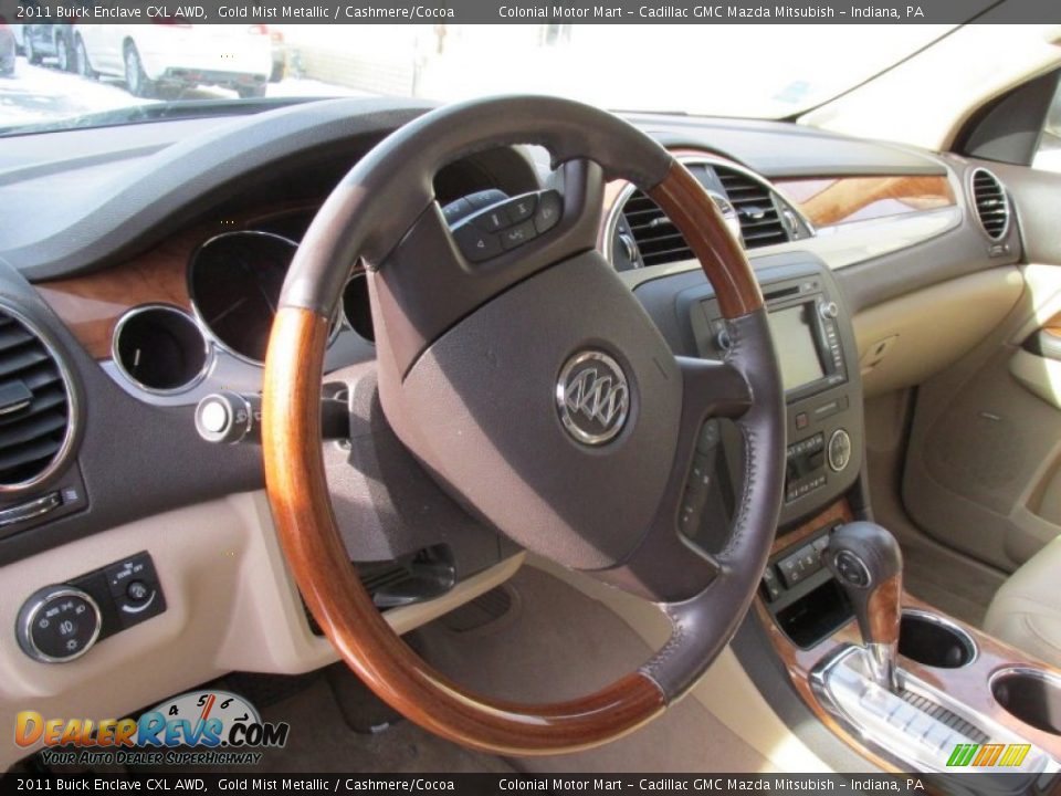 2011 Buick Enclave CXL AWD Gold Mist Metallic / Cashmere/Cocoa Photo #7