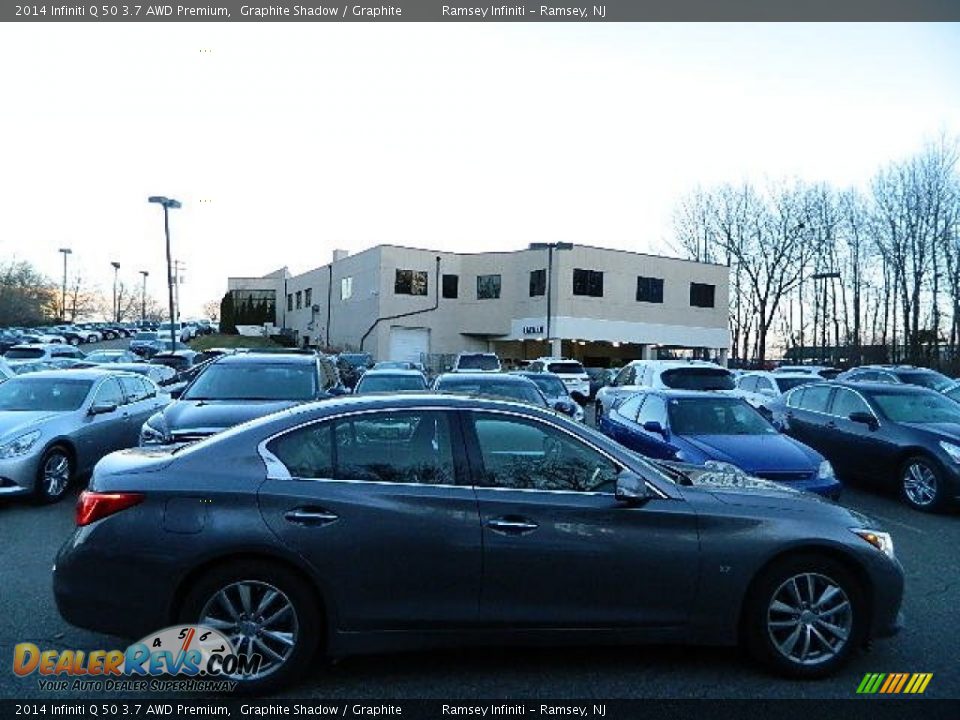 2014 Infiniti Q 50 3.7 AWD Premium Graphite Shadow / Graphite Photo #2