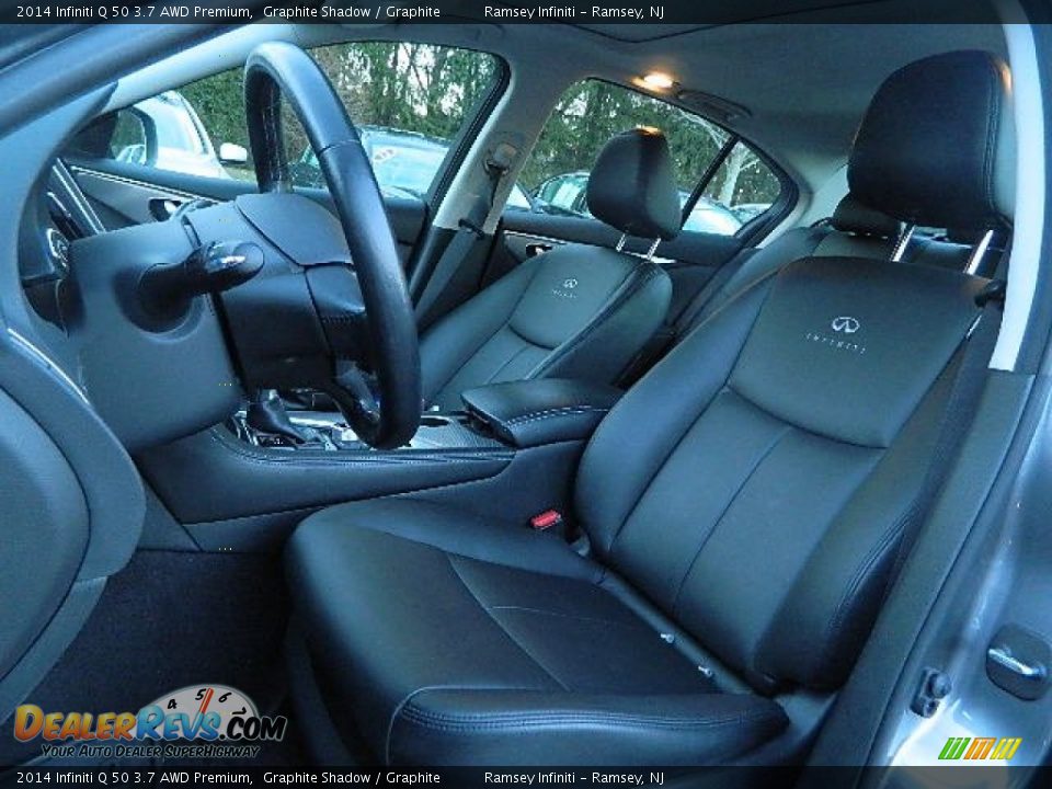 Front Seat of 2014 Infiniti Q 50 3.7 AWD Premium Photo #4