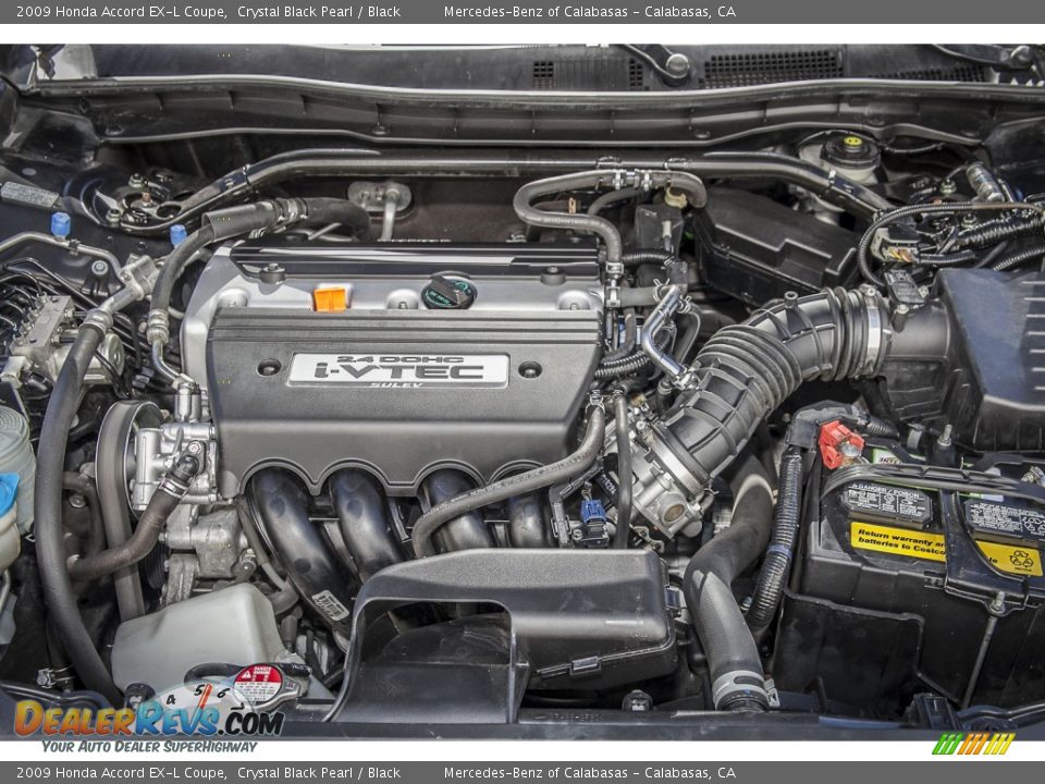 2009 Honda Accord EX-L Coupe 2.4 Liter DOHC 16-Valve i-VTEC 4 Cylinder Engine Photo #9