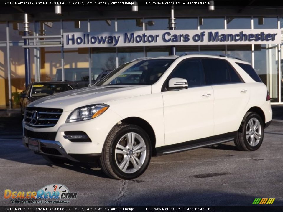 2013 Mercedes-Benz ML 350 BlueTEC 4Matic Arctic White / Almond Beige Photo #1