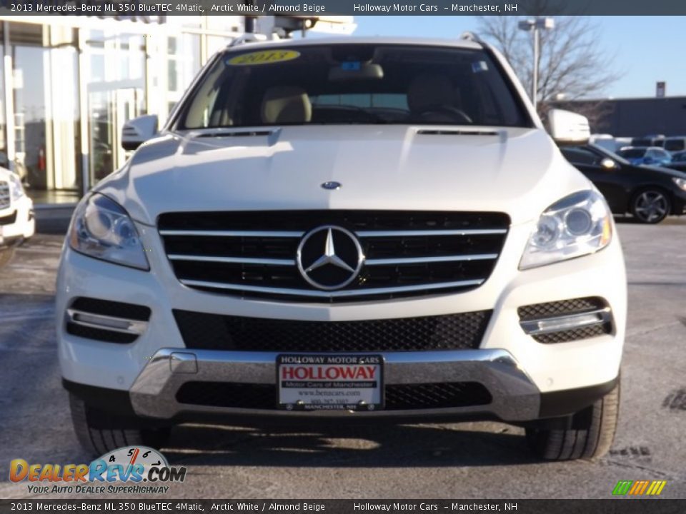 2013 Mercedes-Benz ML 350 BlueTEC 4Matic Arctic White / Almond Beige Photo #2