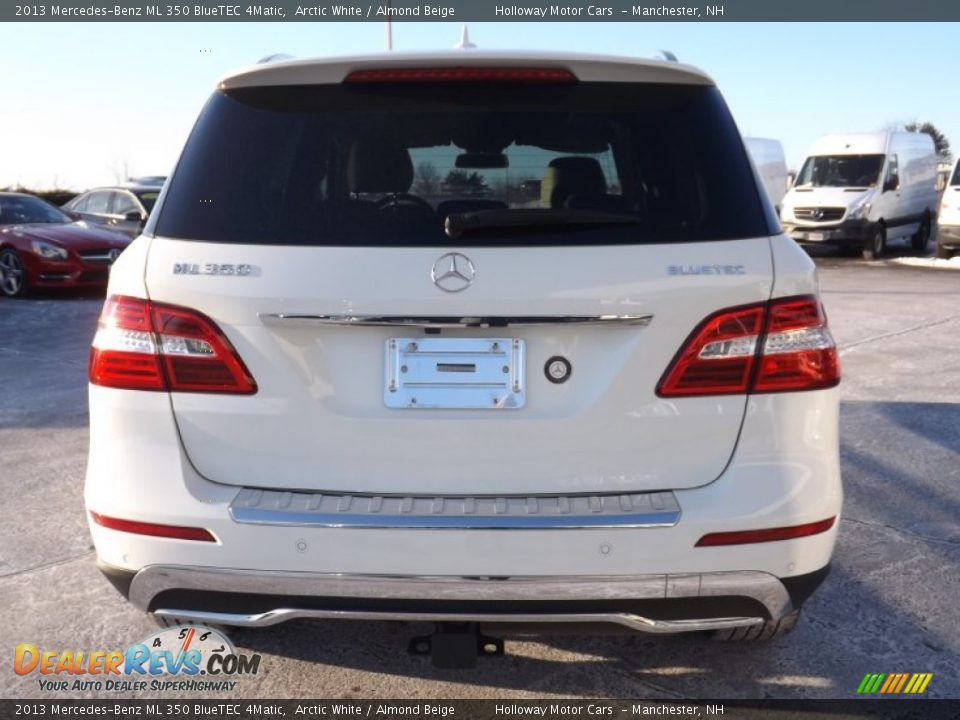 2013 Mercedes-Benz ML 350 BlueTEC 4Matic Arctic White / Almond Beige Photo #4