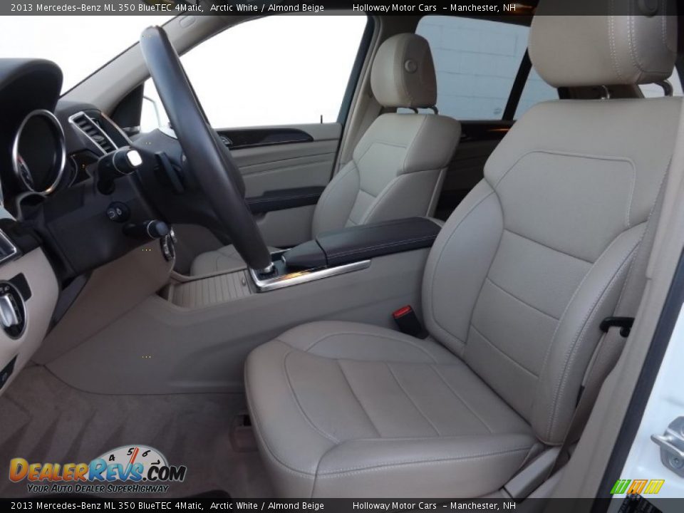2013 Mercedes-Benz ML 350 BlueTEC 4Matic Arctic White / Almond Beige Photo #11