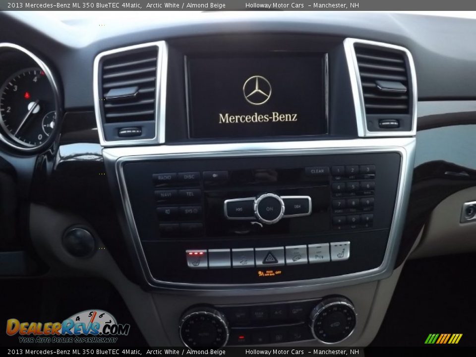 2013 Mercedes-Benz ML 350 BlueTEC 4Matic Arctic White / Almond Beige Photo #12