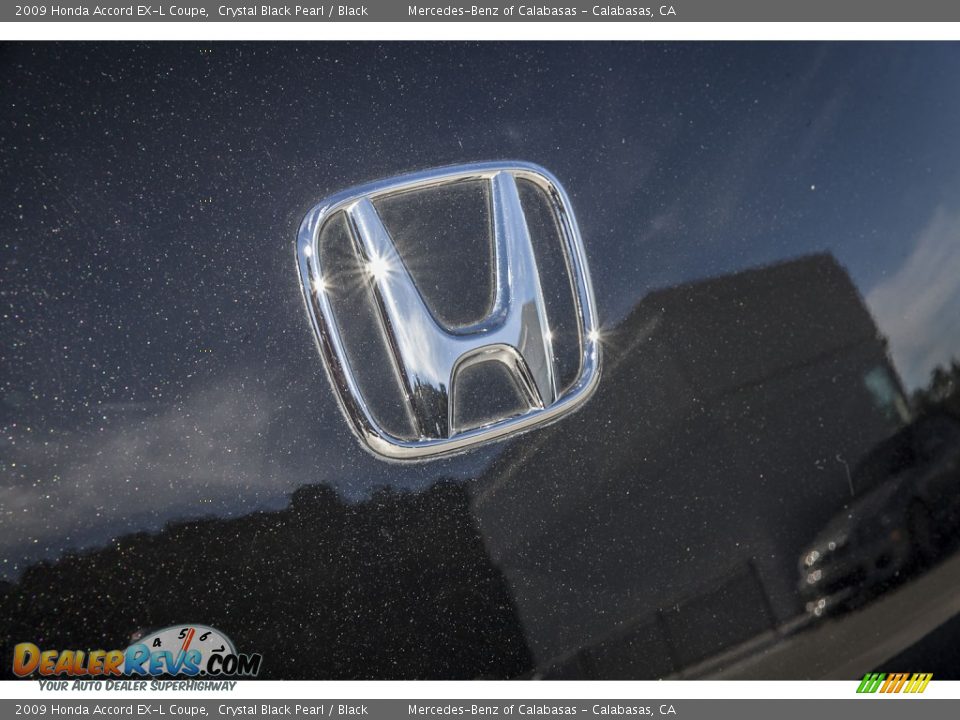 2009 Honda Accord EX-L Coupe Crystal Black Pearl / Black Photo #30