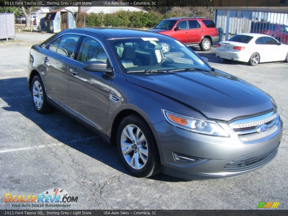 2011 Ford Taurus SEL Sterling Grey / Light Stone Photo #6