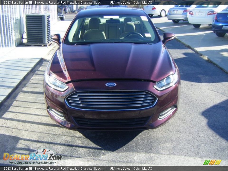 2013 Ford Fusion SE Bordeaux Reserve Red Metallic / Charcoal Black Photo #1