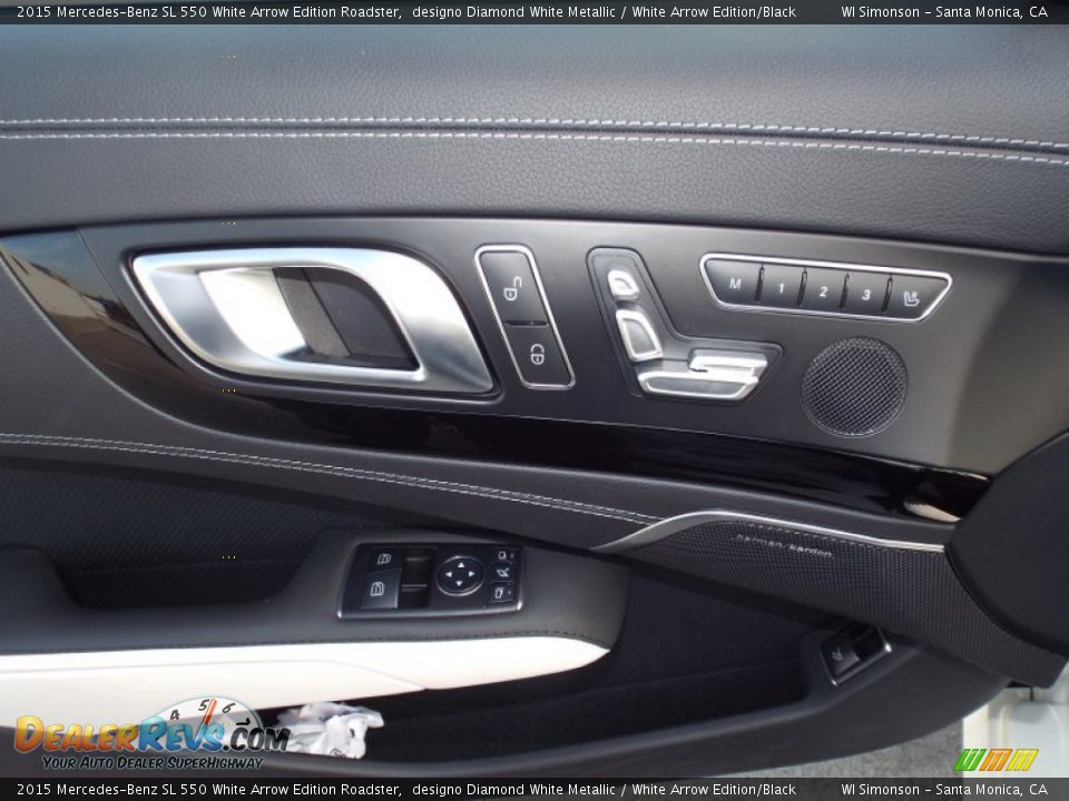 Controls of 2015 Mercedes-Benz SL 550 White Arrow Edition Roadster Photo #4