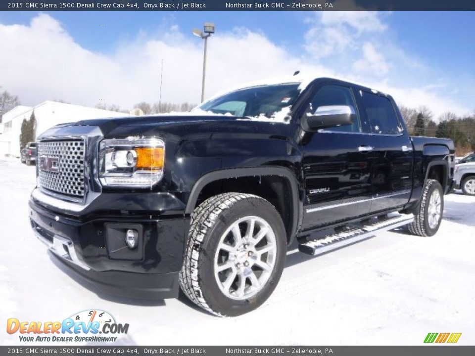 2015 GMC Sierra 1500 Denali Crew Cab 4x4 Onyx Black / Jet Black Photo #1