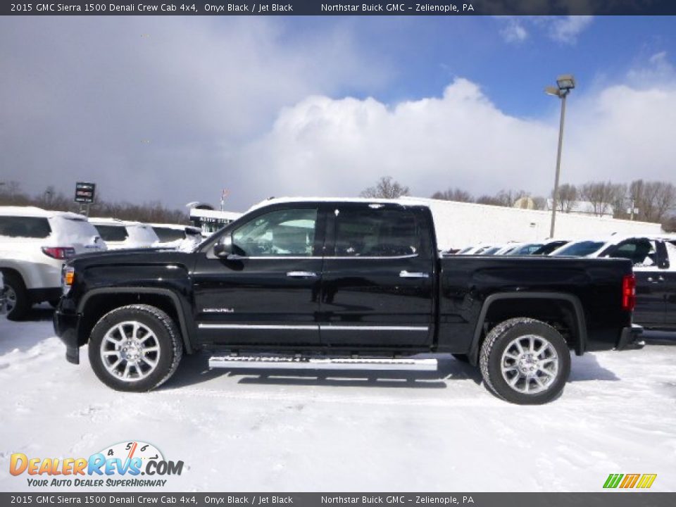 2015 GMC Sierra 1500 Denali Crew Cab 4x4 Onyx Black / Jet Black Photo #2