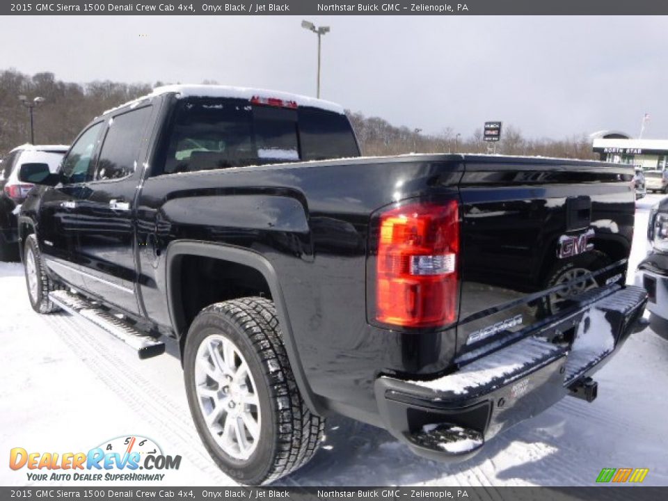 2015 GMC Sierra 1500 Denali Crew Cab 4x4 Onyx Black / Jet Black Photo #3