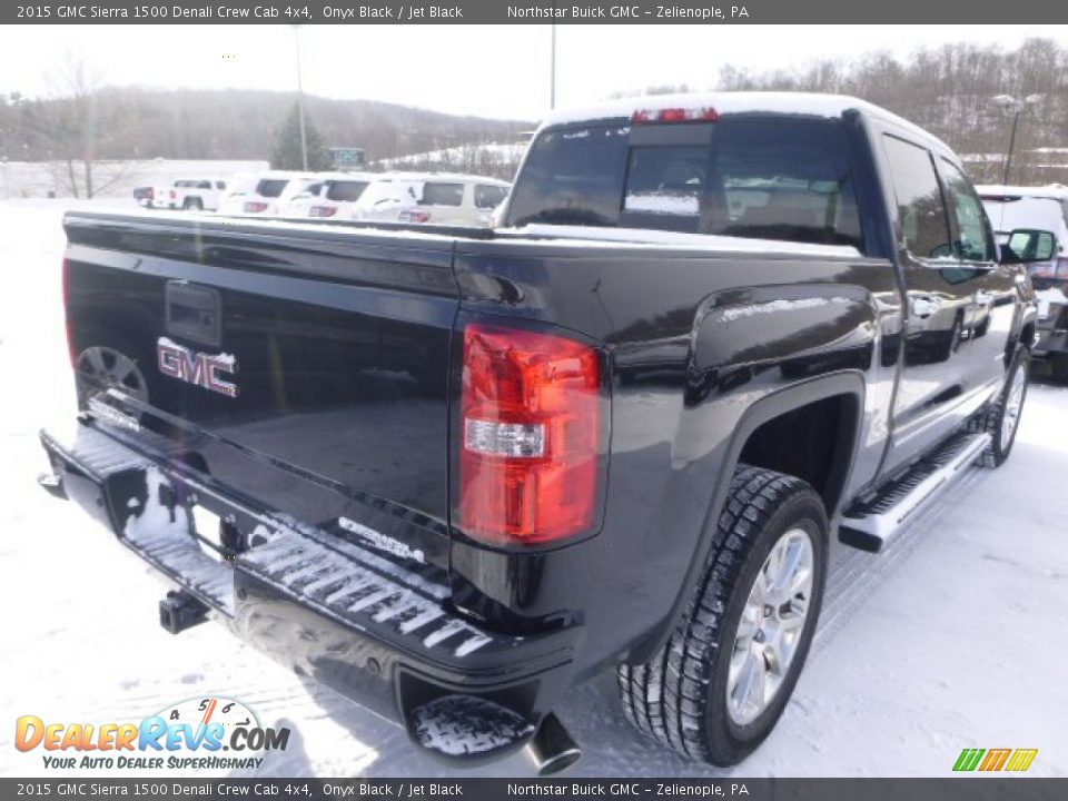 2015 GMC Sierra 1500 Denali Crew Cab 4x4 Onyx Black / Jet Black Photo #6