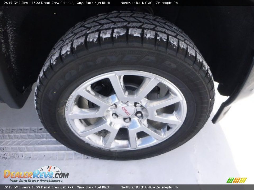 2015 GMC Sierra 1500 Denali Crew Cab 4x4 Onyx Black / Jet Black Photo #10