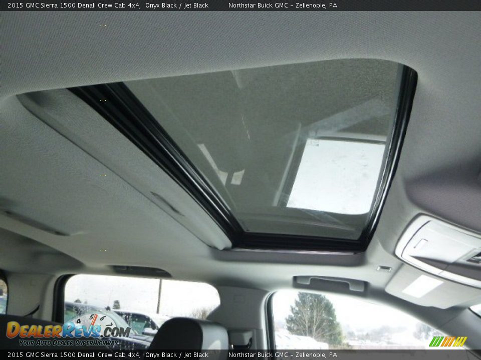 2015 GMC Sierra 1500 Denali Crew Cab 4x4 Onyx Black / Jet Black Photo #13