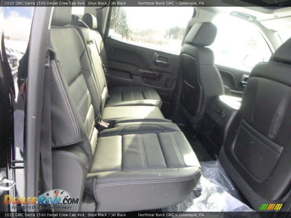 2015 GMC Sierra 1500 Denali Crew Cab 4x4 Onyx Black / Jet Black Photo #14