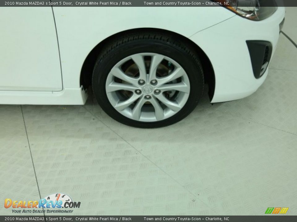 2010 Mazda MAZDA3 s Sport 5 Door Crystal White Pearl Mica / Black Photo #3