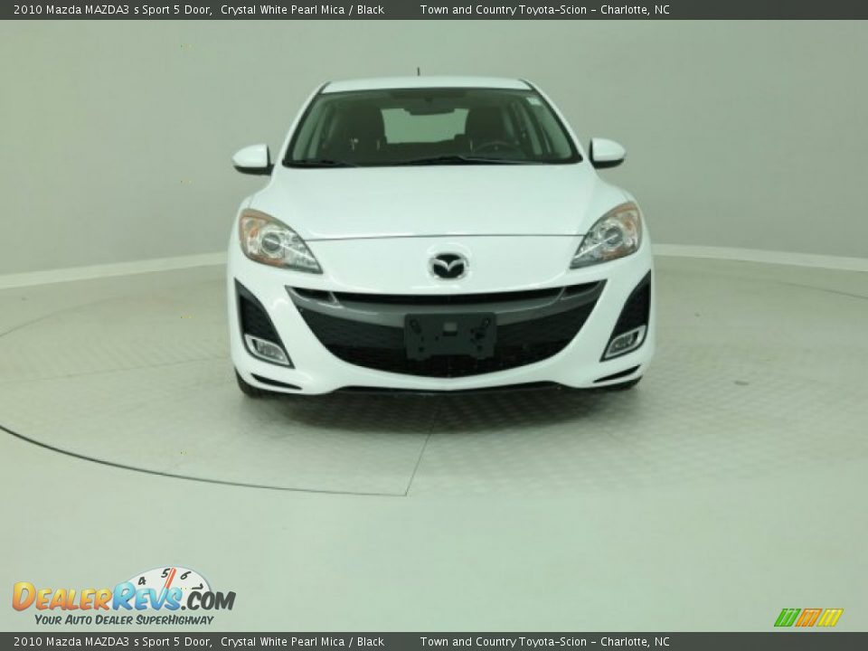 2010 Mazda MAZDA3 s Sport 5 Door Crystal White Pearl Mica / Black Photo #5