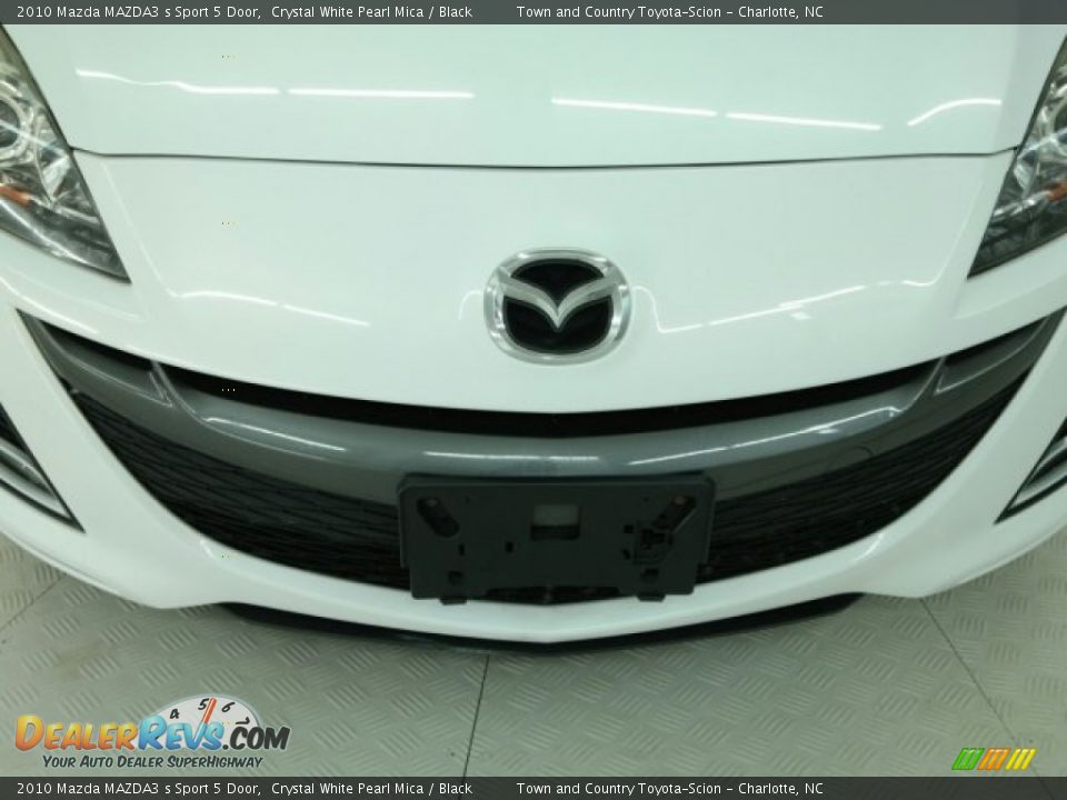 2010 Mazda MAZDA3 s Sport 5 Door Crystal White Pearl Mica / Black Photo #6