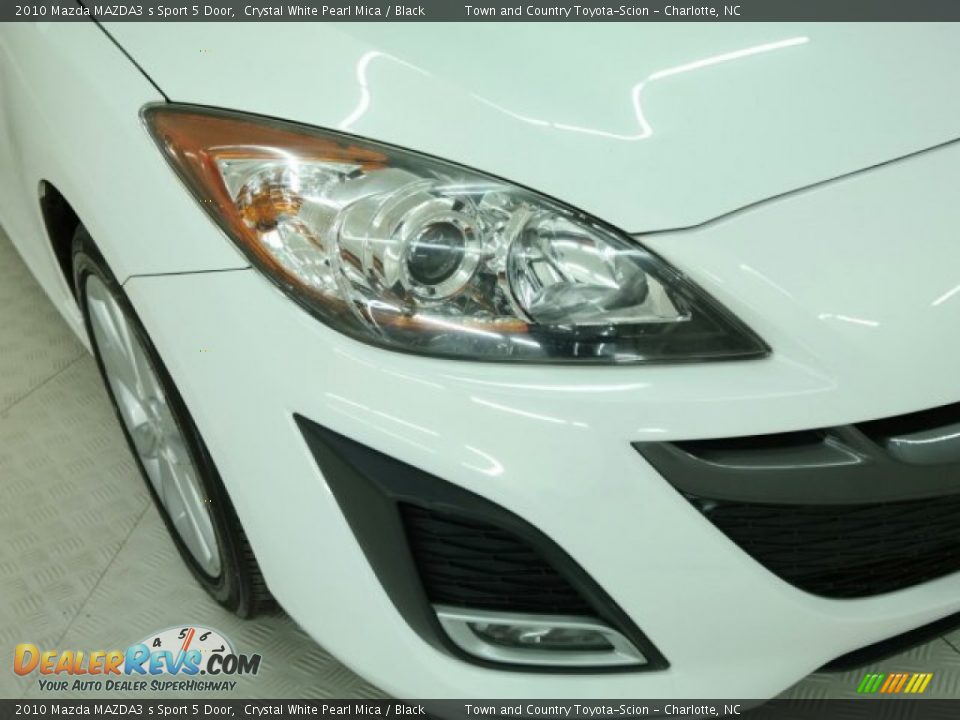 2010 Mazda MAZDA3 s Sport 5 Door Crystal White Pearl Mica / Black Photo #7