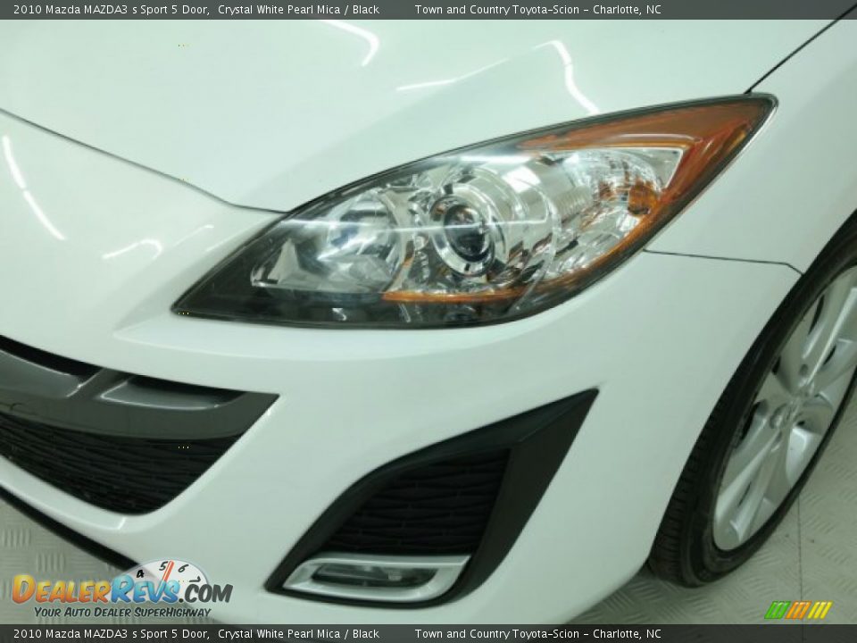 2010 Mazda MAZDA3 s Sport 5 Door Crystal White Pearl Mica / Black Photo #8