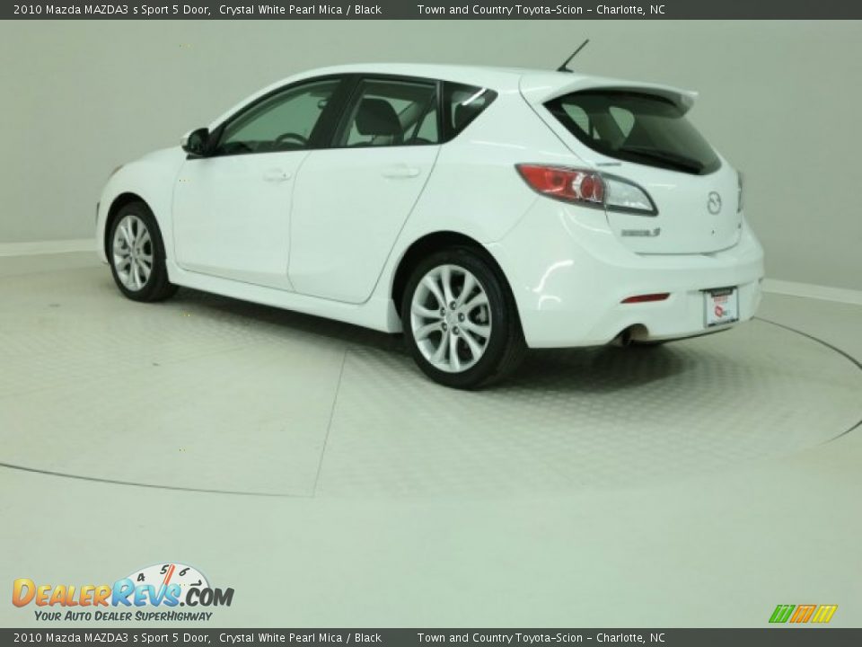 2010 Mazda MAZDA3 s Sport 5 Door Crystal White Pearl Mica / Black Photo #13