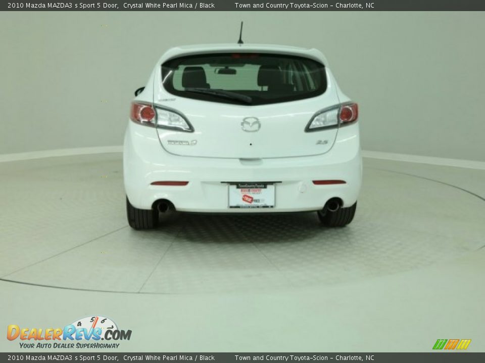 2010 Mazda MAZDA3 s Sport 5 Door Crystal White Pearl Mica / Black Photo #14