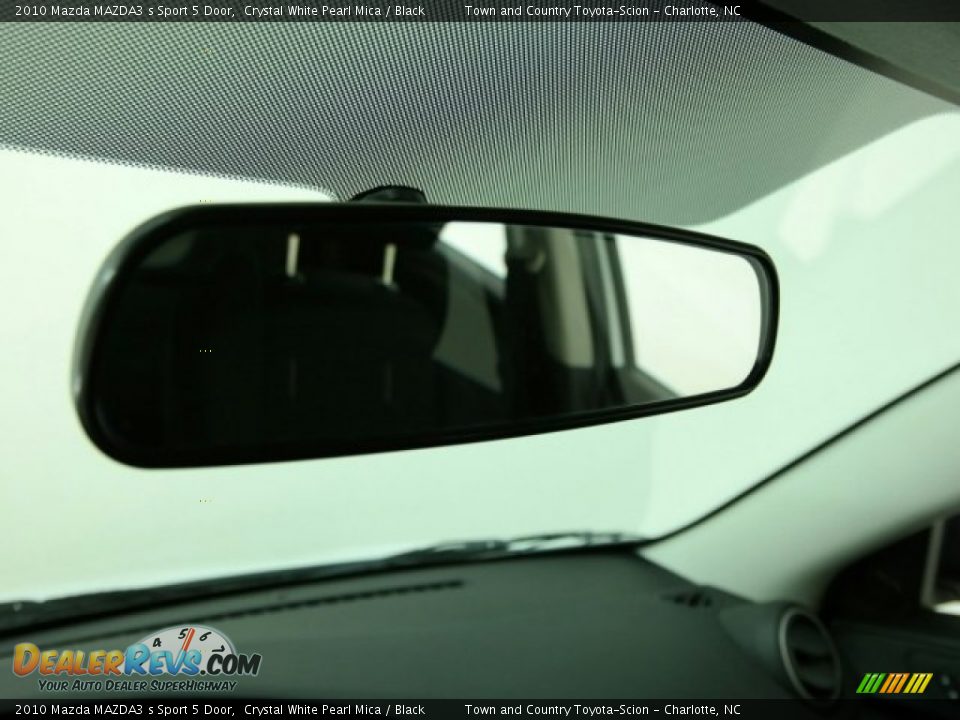 2010 Mazda MAZDA3 s Sport 5 Door Crystal White Pearl Mica / Black Photo #34