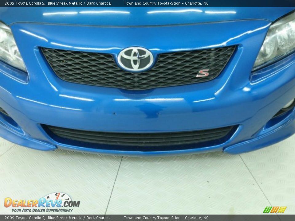2009 Toyota Corolla S Blue Streak Metallic / Dark Charcoal Photo #6