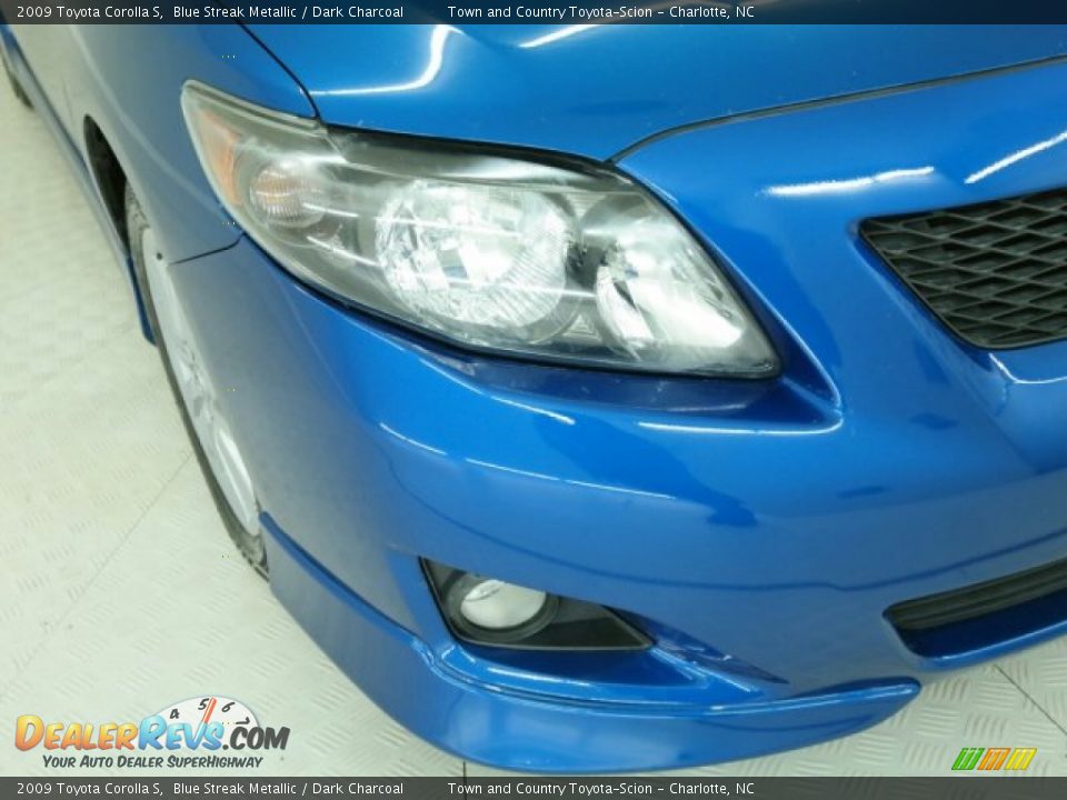 2009 Toyota Corolla S Blue Streak Metallic / Dark Charcoal Photo #7